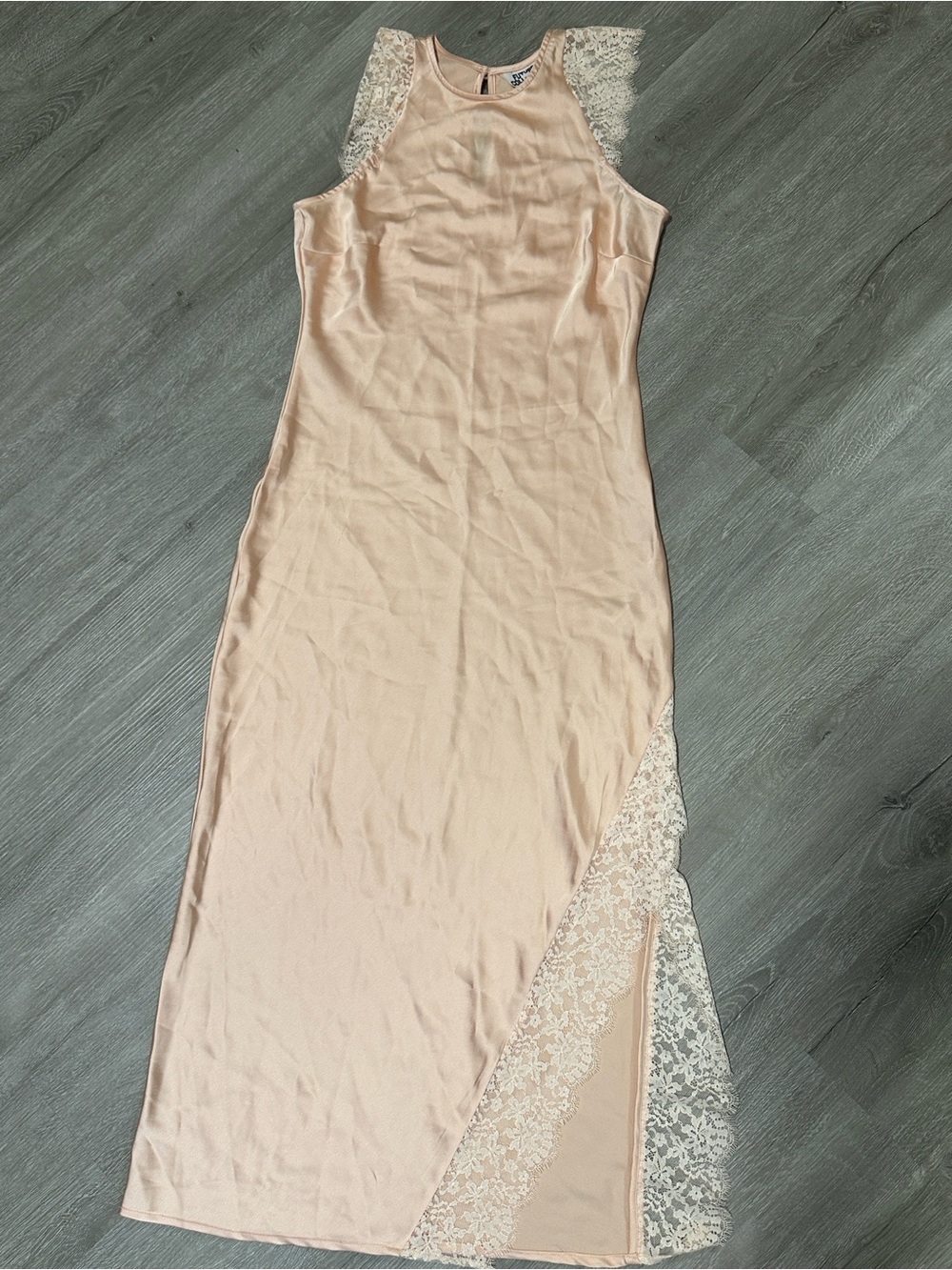 🌸4/$20 Sleeveless Lace-Trim Maxi Dress in Blush
